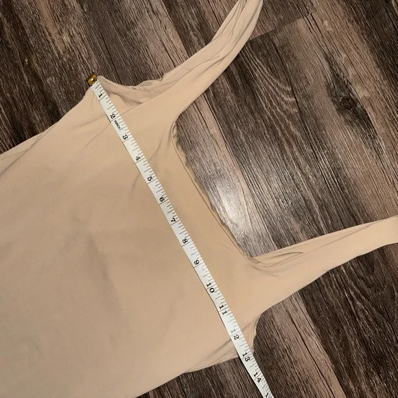 Solid Nude Tan Scoop Neck Tank Dress size XS - Picture 7 of 8